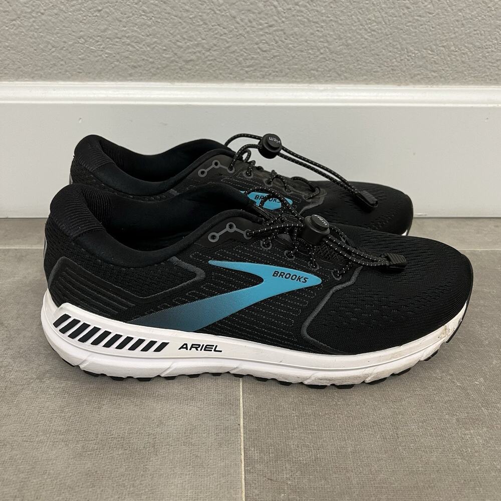 Brooks Ariel 20 Womens Size 11 Wide 2E Black Running Sneaker Low Top Shoes